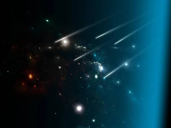 星空の夜空 天の川銀河 宇宙の星や宇宙塵 — ストック写真
