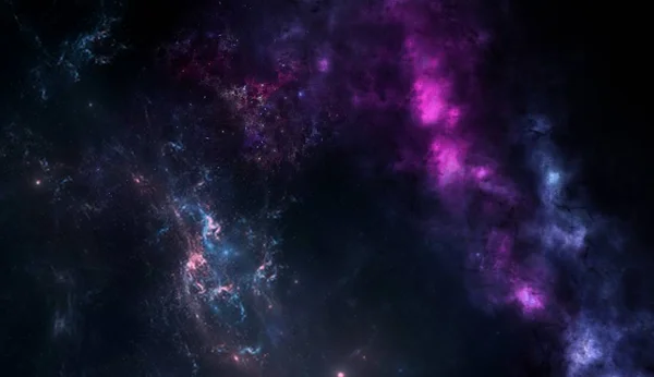 Всесвіт Всі Існуючі Матерії Простір Розглядаються Цілому Космосі Сцена Планетами — стокове фото