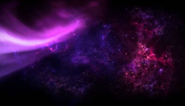 Evren tüm mevcut madde ve uzay bir bütün olarak kabul evrenin. Uzay keşfi güzelliği gösteren uzaysal gezegenler, yıldızlar ve galaksiler ile sahne