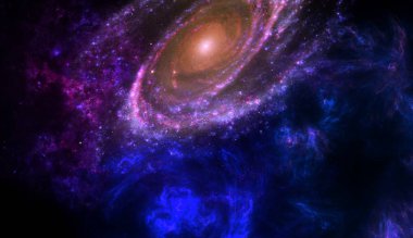 Gezegenler ve galaksi, bilim kurgu duvar kağıdı. Uzayın derinliklerinde güzellik. Evrende galaksi milyarlarca Kozmik sanat arka plan, Akıllı telefon arka plan için Dikey görüntü