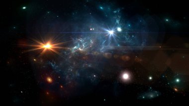 Uzay Seyahati, Hayal İçin Arka plan, Gezegenler, Galaksi, Evren, Yıldızlı Gece Gökyüzü, Samanyolu Galaksisi, Evrende yıldızlar ve uzay tozuyla birlikte, tahıllı uzun pozlu fotoğraf,.