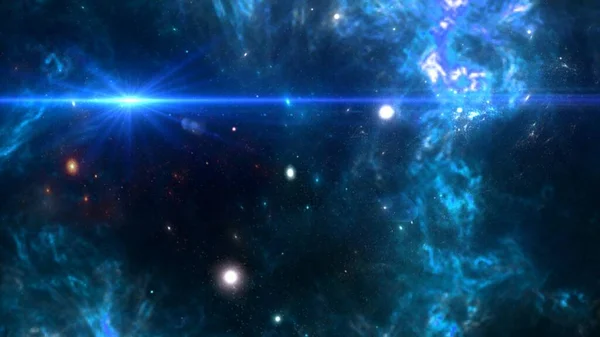 Űrutazás Háttér Dreaming Bolygók Galaxis Univerzum Csillagos Éjszakai Tejút Galaxis — Stock Fotó