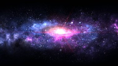 Uzay Seyahati, Hayal İçin Arka plan, Gezegenler, Galaksi, Evren, Yıldızlı Gece Gökyüzü, Samanyolu Galaksisi, Evrende yıldızlar ve uzay tozuyla birlikte, tahıllı uzun pozlu fotoğraf,.