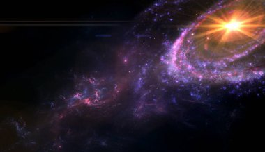 Uzay Seyahati, Hayal İçin Arka plan, Gezegenler, Galaksi, Evren, Yıldızlı Gece Gökyüzü, Samanyolu Galaksisi, Evrende yıldızlar ve uzay tozuyla birlikte, tahıllı uzun pozlu fotoğraf,.