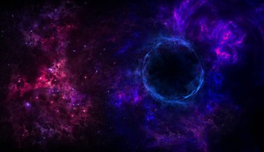 Abstract wormhole in space with gas and dust, galaxy and stars Premium Photo, black holeSpace background with shining stars, stardust and nebula. Realistic cosmos. Colourful galaxy with milky way and planet. clipart