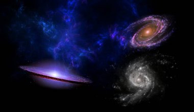 Uzayda gaz ve tozla soyut solucan deliği, galaksi ve yıldızlar Premium Fotoğrafı, parlayan yıldızlar, yıldız tozu ve nebula ile siyah holespace arka planı. Gerçekçi evren. Samanyolu ve gezegeni ile renkli galaksi.
