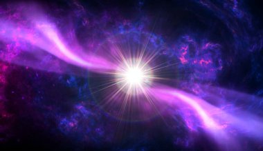 Uzayda gaz ve tozla soyut solucan deliği, galaksi ve yıldızlar Premium Fotoğrafı, parlayan yıldızlar, yıldız tozu ve nebula ile siyah holespace arka planı.