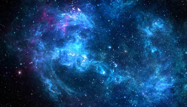 Abstrakt Maskhål Rymden Med Gas Och Damm Galax Och Stjärnor — Stockfoto