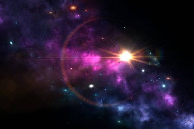 Gezegenler, galaksi, evren, yıldızlı gece gökyüzü, Evrendeki yıldızlar ve uzay tozu ile Samanyolu galaksisi, Uzun pozlama fotoğrafı, tahılile.