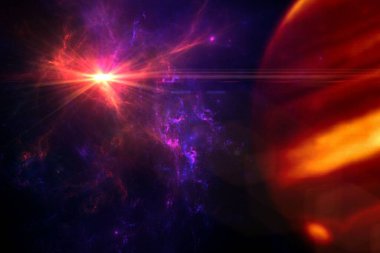 Galaksi milyonlarca ya da milyarlarca yıldızın gaz ve tozla birlikte yerçekiminin etkisiyle bir arada olduğu bir sistemdir. Uzay Seyahati, Hayal İçin Arkaplan