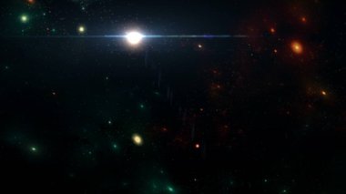 Uzay Seyahati, Hayal İçin Arka plan, Gezegenler, Galaksi, Evren, Yıldızlı Gece Gökyüzü, Samanyolu Galaksisi, Evrende yıldızlar ve uzay tozuyla birlikte, tahıllı uzun pozlu fotoğraf,.