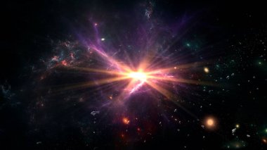 Uzay Seyahati, Hayal İçin Arka plan, Gezegenler, Galaksi, Evren, Yıldızlı Gece Gökyüzü, Samanyolu Galaksisi, Evrende yıldızlar ve uzay tozuyla birlikte, tahıllı uzun pozlu fotoğraf,.