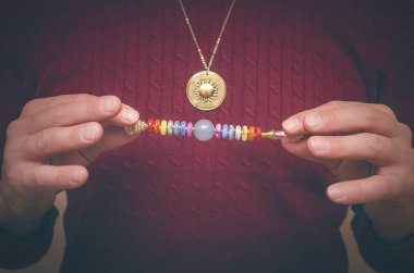 Meditasyon şifa için yedi çakralar asa.