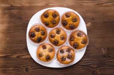 Ceviz ve ballı kurabiye kurabiye.