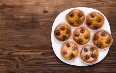 Ceviz ve ballı kurabiye kurabiye.