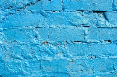 mavi tuğla duvar dokusu arkaplanı.