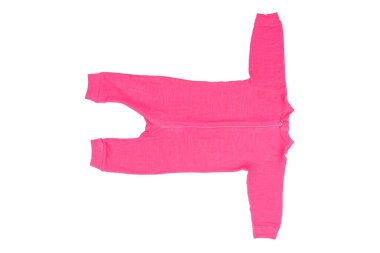 Çocuklar için beyaz arka planda ısıl iç çamaşırı.