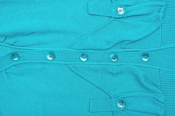 Blå Sweater Close Tekstur Baggrund - Stock-foto