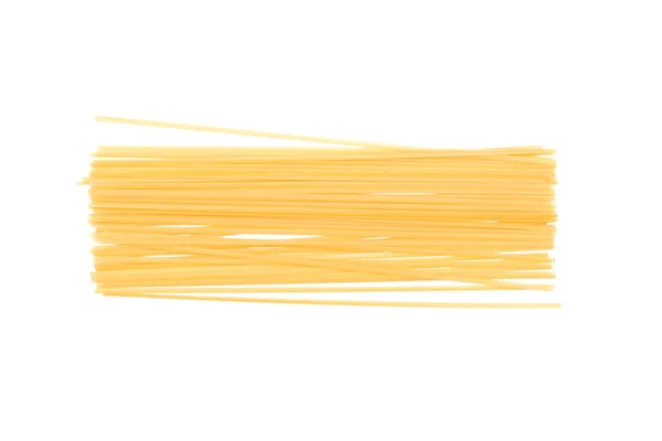 Pasta Geïsoleerd Witte Achtergrond — Stockfoto