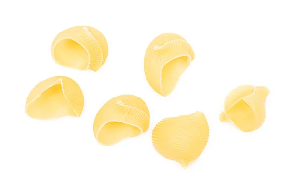 Pasta Geïsoleerd Witte Achtergrond — Stockfoto