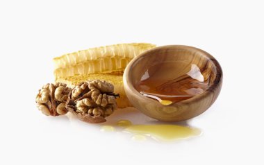 Luquid bal ve ceviz ile petek