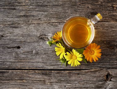 Calendula çay flowe ile