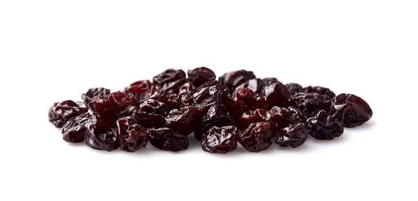 Dried cranberries isolated on white background — Stock Photo, Image