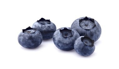 Beyaz arka plan üzerinde izole yaban mersini. makro.