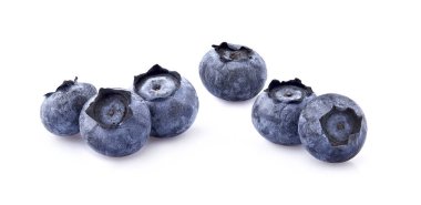 Beyaz arka plan üzerinde izole yaban mersini. makro.