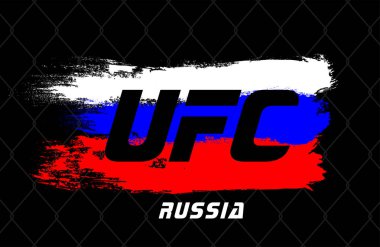 Senin olay reklam için Ufc Rusya şablon