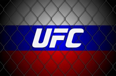Senin olay reklam için Ufc Rusya şablon