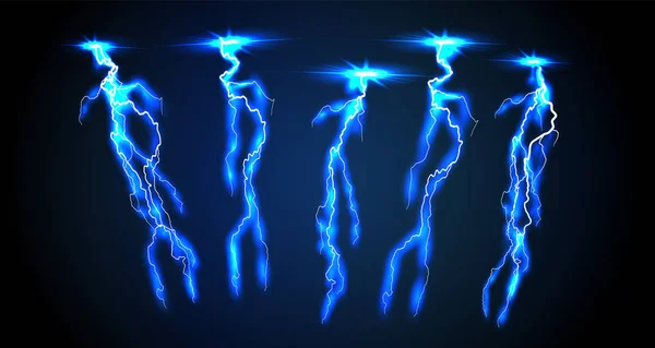 Electricity lightning thunderbolt — Διανυσματικό Αρχείο