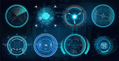 Hud tarzı fütüristik optik amacı