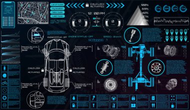 Araba Servisi Hud tarzı. 
