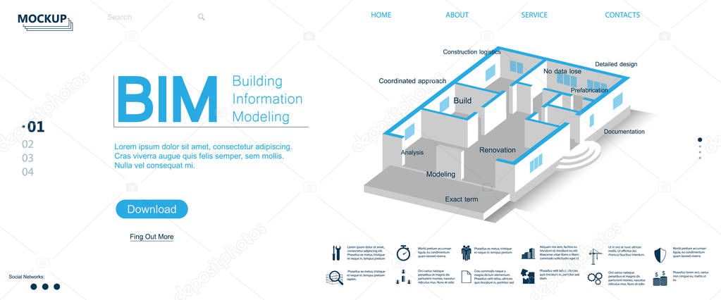 BIM banner - building information modeling