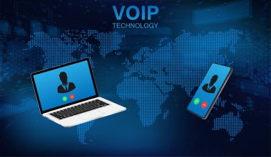 VoIP çağrı sistemi ses telefon teknolojisi