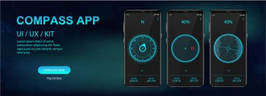 Pusula Mobil Uygulama, Ui, Ux, Kit
