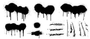 İzole grunge seti