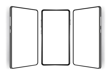 Modern akıllı telefonlar.