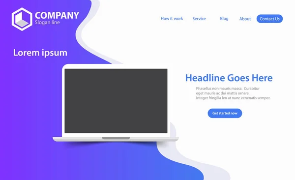 Yeni Trendy Seo optimizasyon web sitesi açılış sayfası vektör tema şablon tasarımı