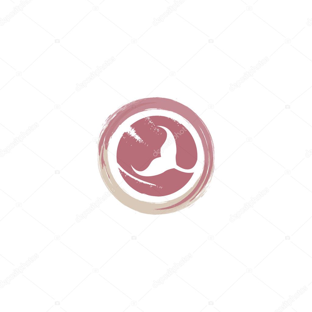 Mermaid logo icon design, vector illustration. mermaid vector silhouette illustration. Mermaid tail  logo vector.