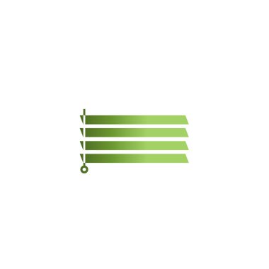 pencere kaplamaları logo vektör soyut graphicwindow kaplamaları kutsal kişilerin resmi. basit bir pencere kaplamaları logo kavram beyaz arka plan üzerinde.