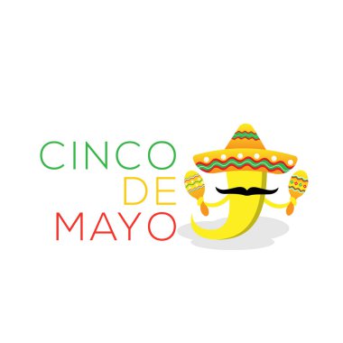 Cinco de Mayo - 5 Mayıs - tipografi afiş vektör. Fiesta kartları veya yeni yıl eğlencesi daveti ve poster için Meksika tasarım. Cinco de Mayo tasarım vektör çizim öğeleri - vektör koleksiyonu