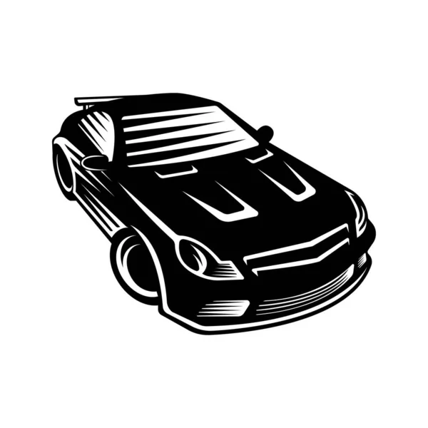 Auto Car Logo Icono Vector Plantilla Ilustración Diseño Silueta Icono — Vector de stock