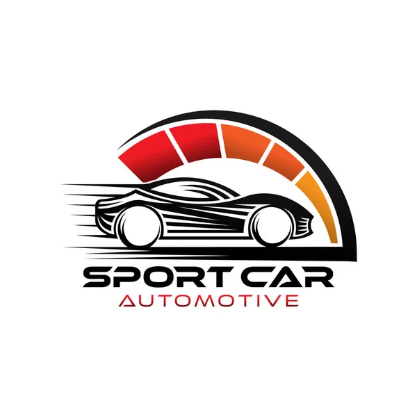 Ikona Auto Logo Vektorová Ilustrační Šablona Moderní Sport Car Vektorové — Stockový vektor