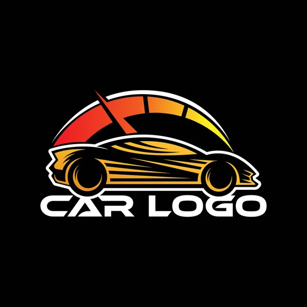 Auto Car Logo Icono Vector Plantilla Ilustración Diseño Silueta Icono — Vector de stock