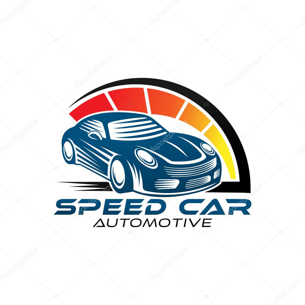 Auto Car Logo icon Vector Illustration template. Modern Sport Car vector logo icon silhouette design. Auto Car logo vector illustration for car repair, dealer, garage and service.