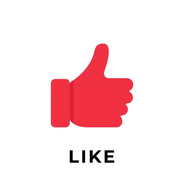 Значок Кнопки Социальных Сетей Thumbs Иконка Кнопки Векторные Иллюстрации Шаблон — стоковый вектор