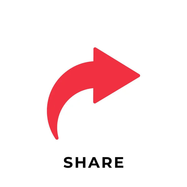 Вектор Иконки Share Социальных Сетей Share Icon Button Vector Illustration — стоковый вектор