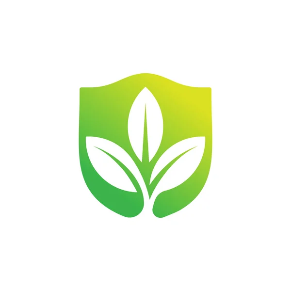 Illustrasjon Bladets Logodesign Abstrakt Leaf Logo Vektor Kreativt Designbegrep Natur – stockvektor